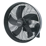 Ventilador de pared Habitex VTP-55 negro con rejilla metálica y cabezal inclinable de 45 cm.