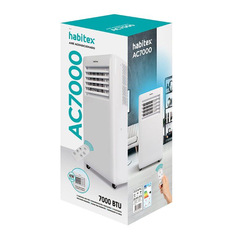 Aire Acondicionado Portátil Habitex Ac7000 Habitex — Aire Acondicionado Portátil
