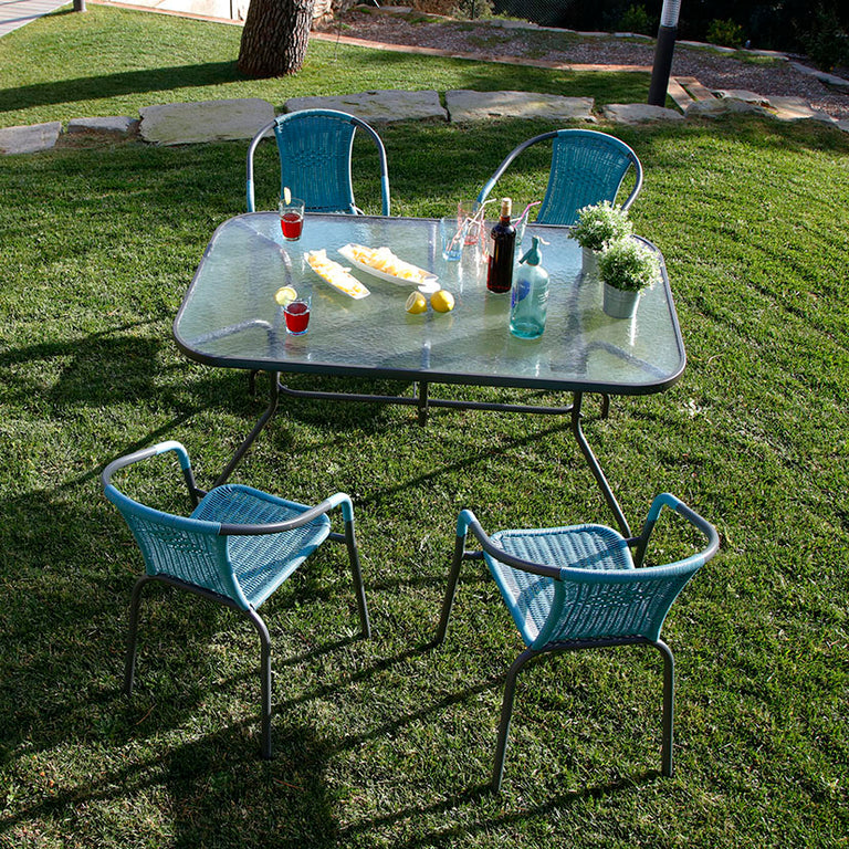 Conjunto de Terraza Basic. -sin Marca — Mueble de Metal y Forja
