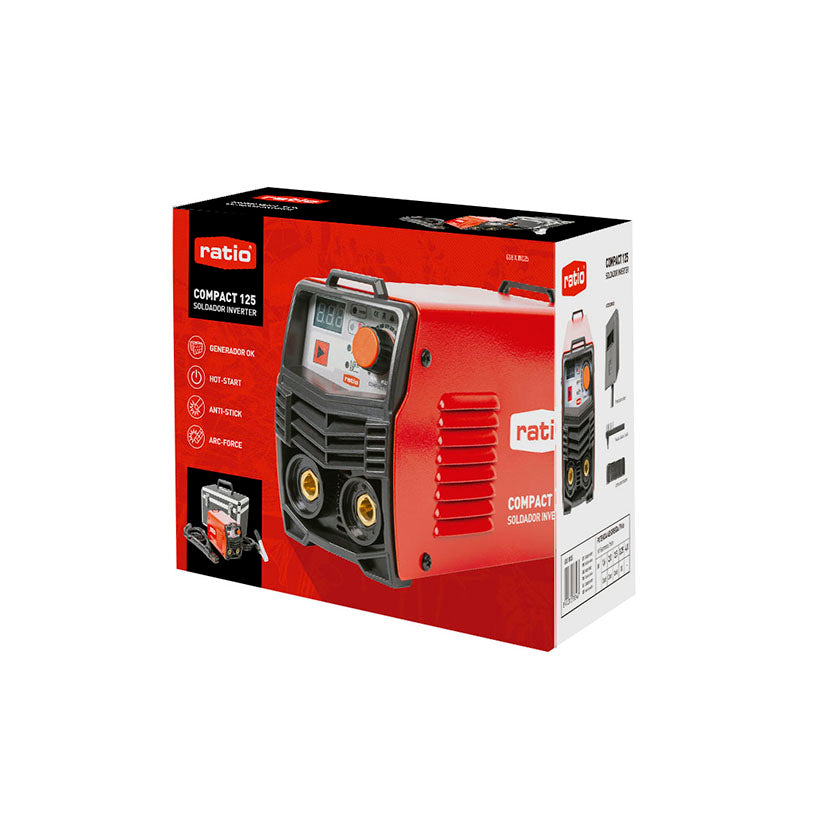 Minisoldador Inverter Ratio Compact 125 Ratio — Inverter Monofásico