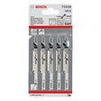 Set 5 Hojas Sierra de Calar Bosch T101 B Clean for Wood