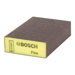 Taco abrasivo Bosch Expert S471 grano fino color amarillo 69x97x26mm para lijado manual.