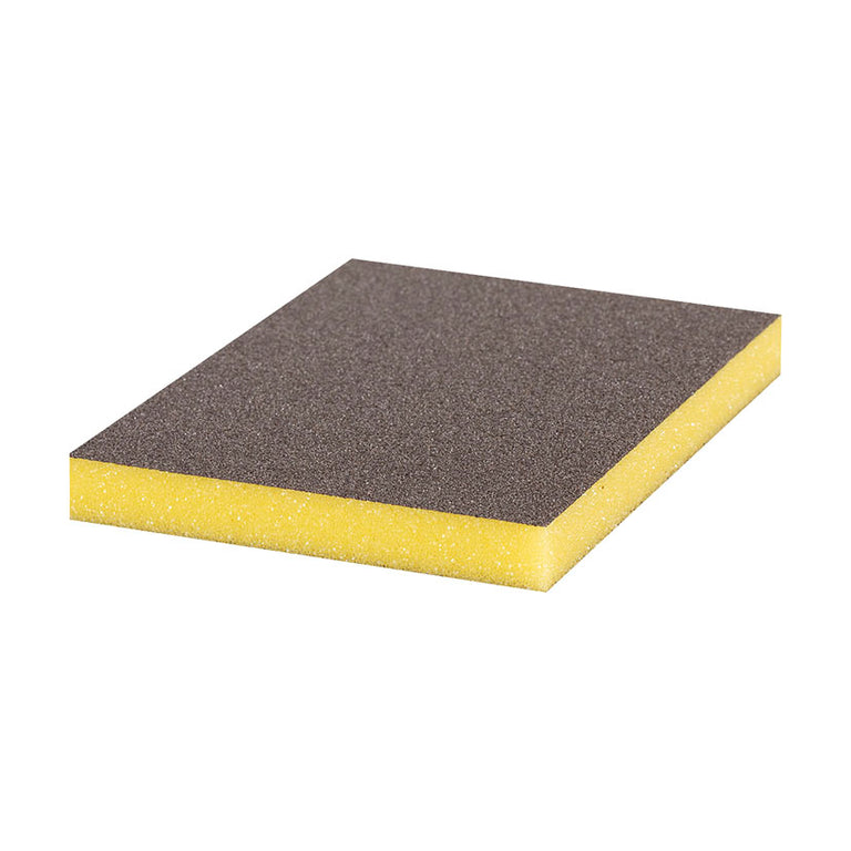 Esponja abrasiva Bosch Expert S473 grano fino color amarillo para lijado de precisión.