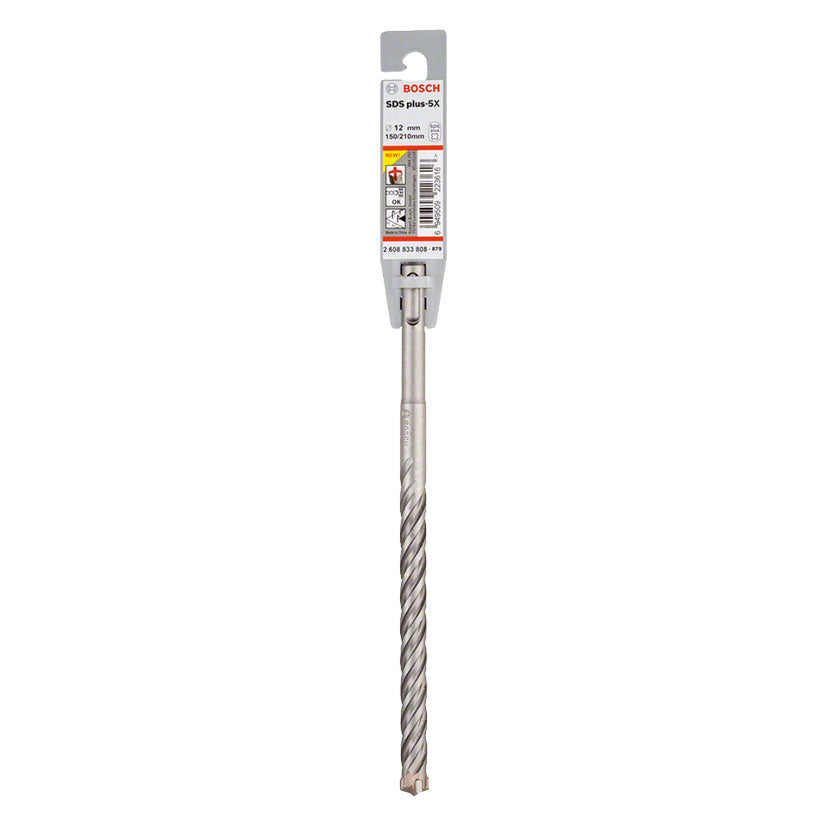 Broca Bosch SDS plus-5X de 12mm con punta de centrado activa