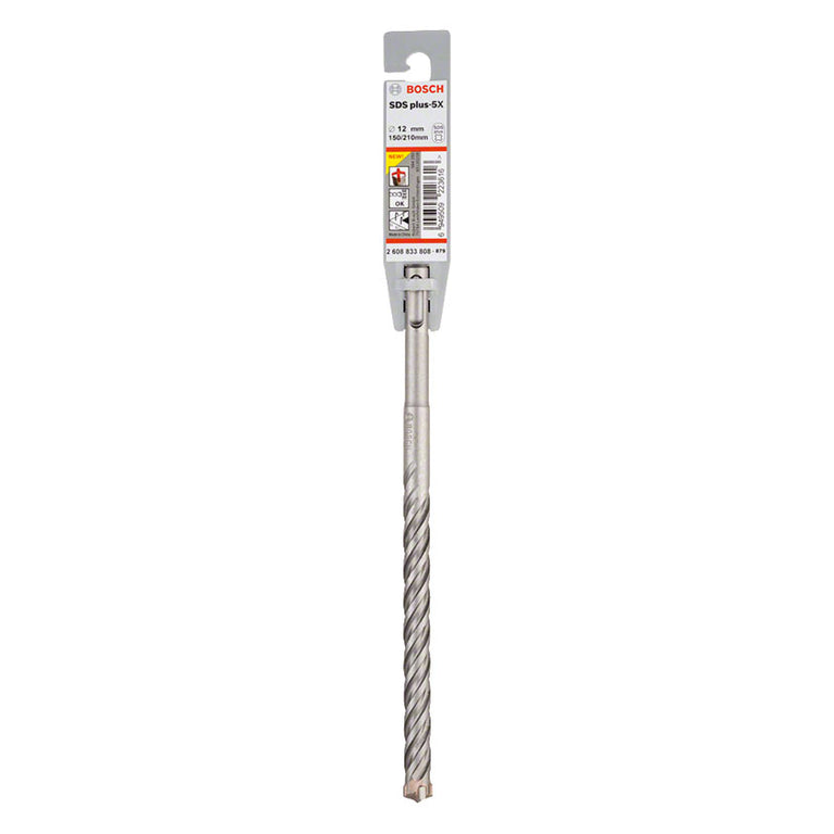 Broca Bosch SDS plus-5X de 12mm con punta de centrado activa