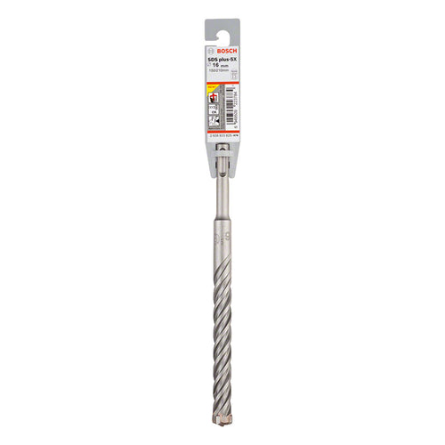 Broca Bosch SDS plus-5X de 16mm para hormigón armado y piedra