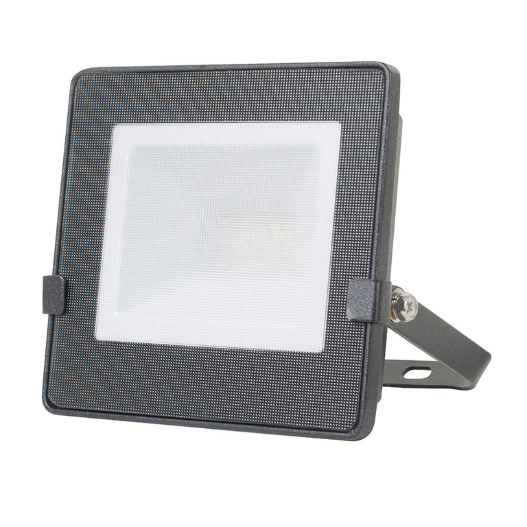 Foco LED alta potencia DUOLEC Star Line 4000K luz neutra para jardines y zonas industriales.