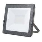 Foco proyector LED exterior DUOLEC Star Line 4000K diseño extraplano gris oscuro con soporte ajustable.