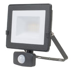 Foco proyector LED DUOLEC StarLine 20W negro con sensor de movimiento y soporte metálico