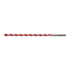 Broca Milwaukee Premium para hormigón con espiral roja y punta de carburo TCT