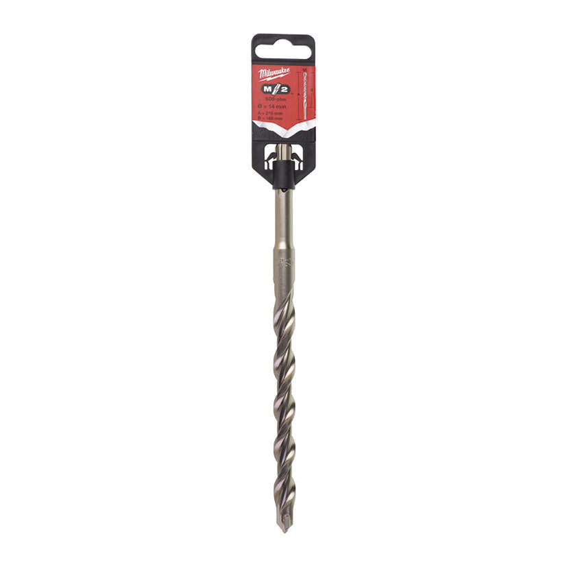 Brocas Piedra Sds-plus Milwaukee M2 - 2 Cortes Milwaukee — Brocas