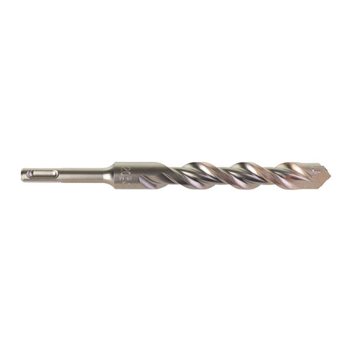 Broca Milwaukee SDS-Plus M2 detalle de punta y espiral de corte