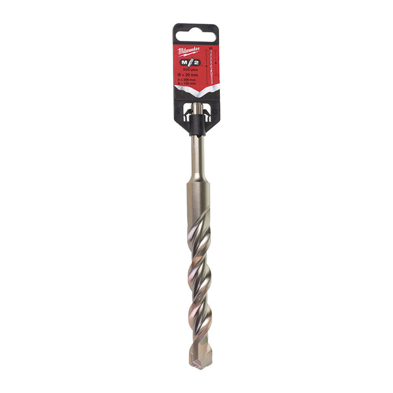 Brocas Piedra Sds-plus Milwaukee M2 - 2 Cortes Milwaukee — Brocas