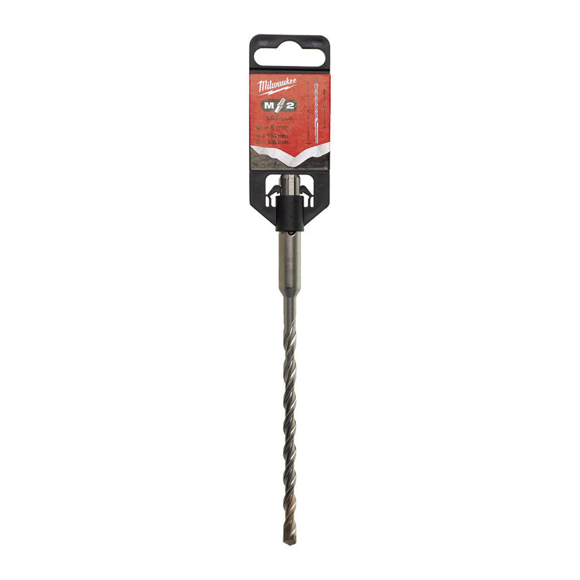 Brocas Piedra Sds-plus Milwaukee M2 - 2 Cortes Milwaukee — Brocas