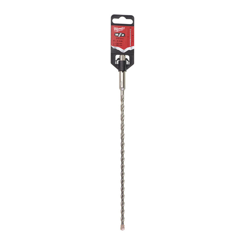 Brocas Piedra Sds-plus Milwaukee M2 - 2 Cortes Milwaukee — Brocas