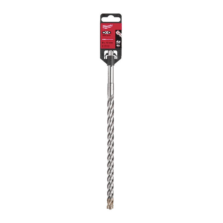 Broca Piedra Sds-plus Milwaukee Mx4(t) - 4 Cortes Milwaukee — Brocas