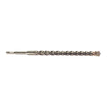 Broca Milwaukee SDS-Plus MX4 de 4 cortes para hormigón armado, vista lateral completa.