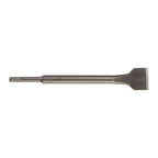 Cincel ancho Milwaukee SDS-Plus de 40x250mm para limpieza de superficies y demolición ligera.