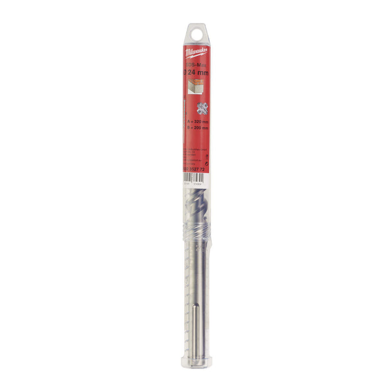 Broca Piedra Sds-max Milwaukee Mx4(t) - 4 Cortes Milwaukee — Brocas