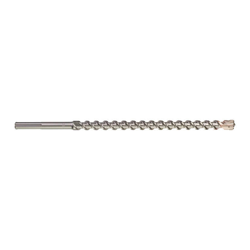 Cuerpo de broca Milwaukee con espiral de alta capacidad para extracción rápida de polvo