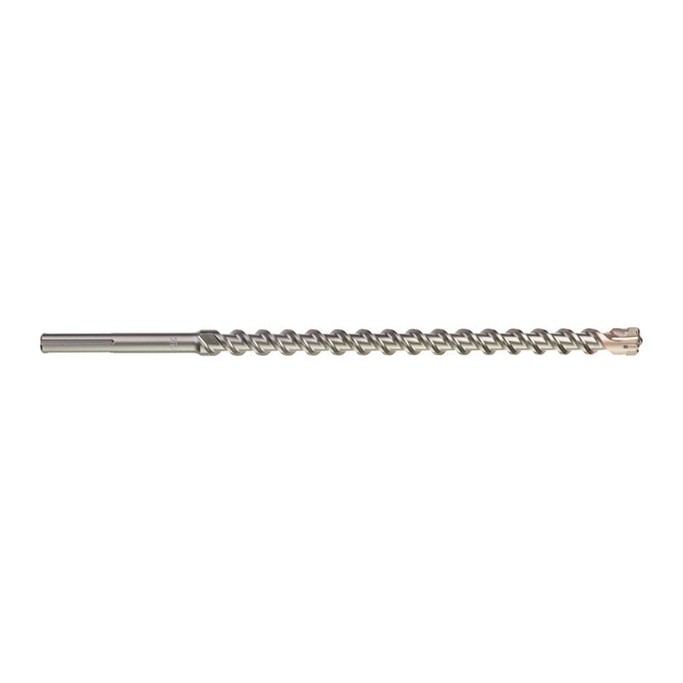 Cuerpo de broca Milwaukee con espiral de alta capacidad para extracción rápida de polvo