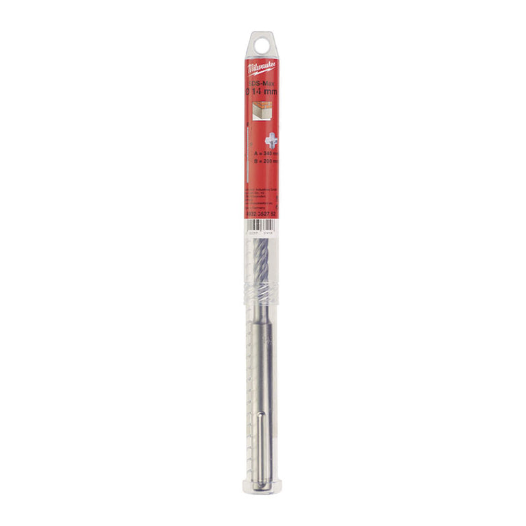 Broca Piedra Sds-max Milwaukee Mx4(t) - 4 Cortes Milwaukee — Brocas