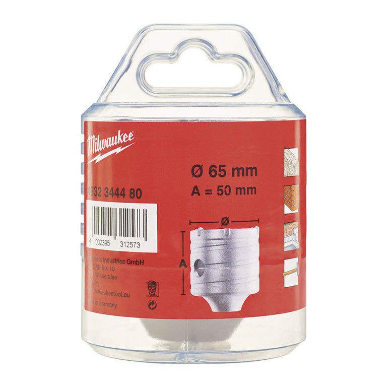 Broca Corona Perforadora Sds-plus, Diente Tct Milwaukee Milwaukee — Sierras y Coronas