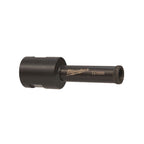 Detalle de broca Milwaukee Diamond Max de 12mm con punta de diamante continuo para gres.