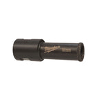 Broca corona de diamante Milwaukee de 16mm para perforación en seco de materiales duros.