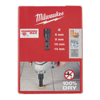 Broca Corona Diamante Amoladoras para Porcelánico Milwaukee Milwaukee — Brocas