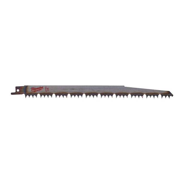 Hoja de sierra sable Milwaukee 240mm 4/5 TPI para madera y plástico