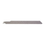 Hoja de sierra sable Milwaukee 300mm 6 TPI de acero inoxidable para materiales congelados.
