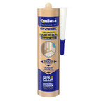 Cartucho de sellador Quilosa Sintesel Madera tono haya para sellado de armarios y puertas.