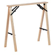 Caballete de Madera de Pino Macizo Plegable y Estándar