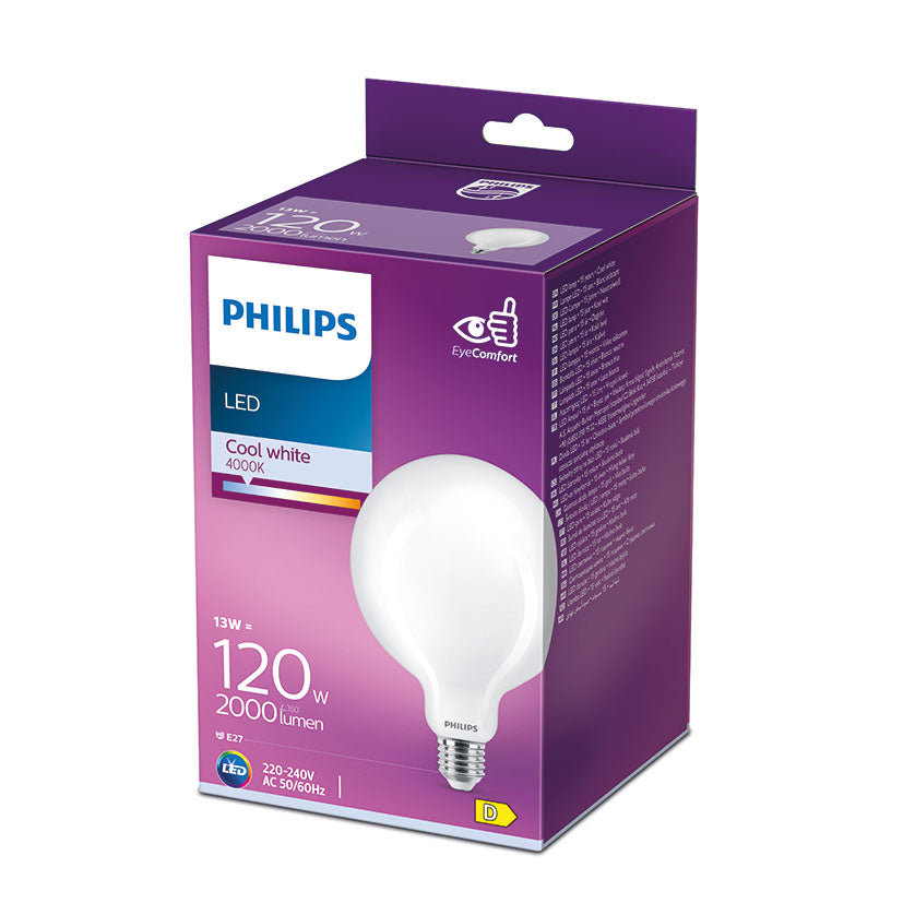 Bombilla Globo E27 G120 Led Philips Philips — Bombillas Led