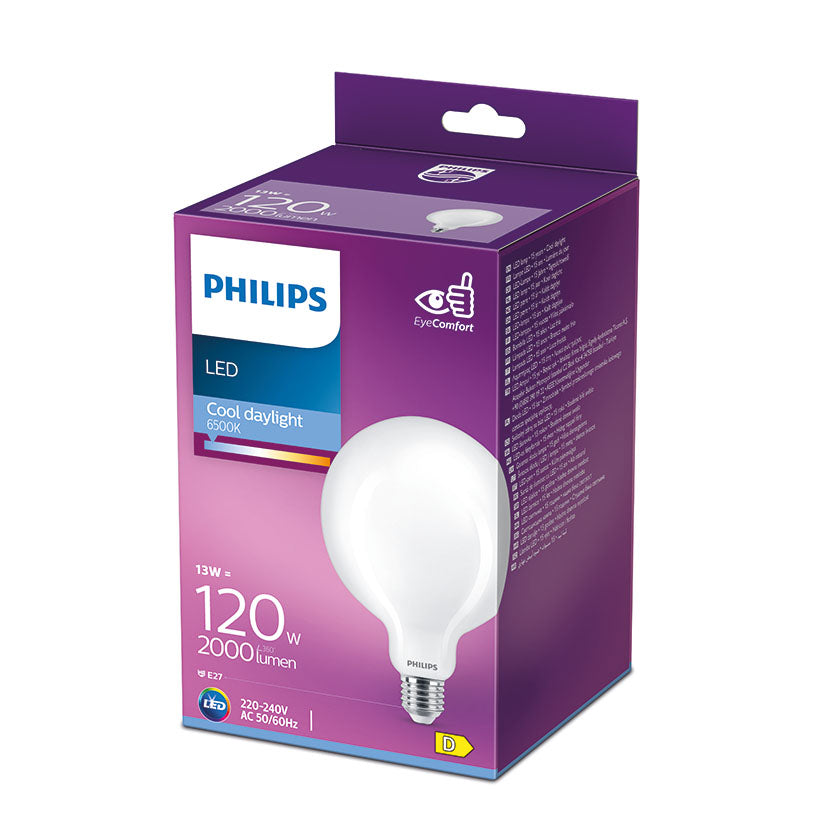 Bombilla Globo E27 G120 Led Philips Philips — Bombillas Led