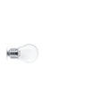 Bombilla LED Philips E27 miniglobo P45 mate luz blanca cálida
