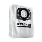 Set de 4 bolsas de fieltro Kärcher de alta filtración para aspiradores multiuso de gran capacidad.