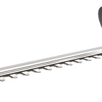Primer plano de la cuchilla de doble serrado con paso de diente de 15mm del cortasetos