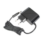 Cargador de red original para aspirador HABITEX VC95218P con cable negro y conector circular.