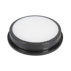 Filtro de esponja lavable de recambio para aspirador HABITEX con borde circular negro y malla blanca.