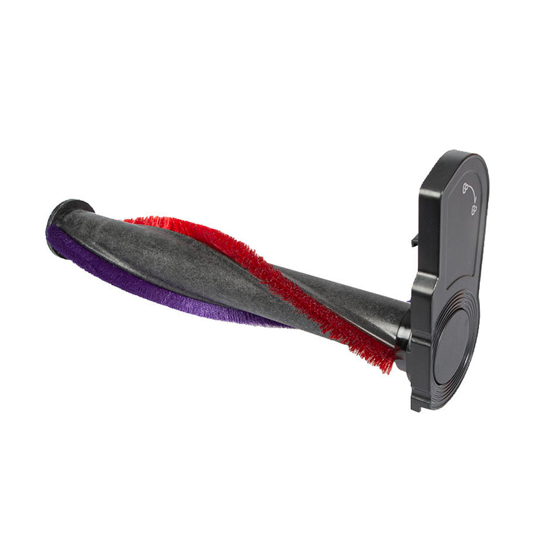 Cepillo rotativo de recambio con cerdas mixtas para suelos duros y alfombras.