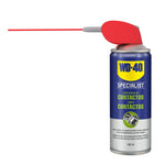 Aplicación de precisión del Limpiador de Contactos WD-40 Specialist con cánula desplegada para circuitos.