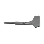Cincel acodado Milwaukee SDS-Plus de 75mm para levantamiento de azulejos y baldosas.