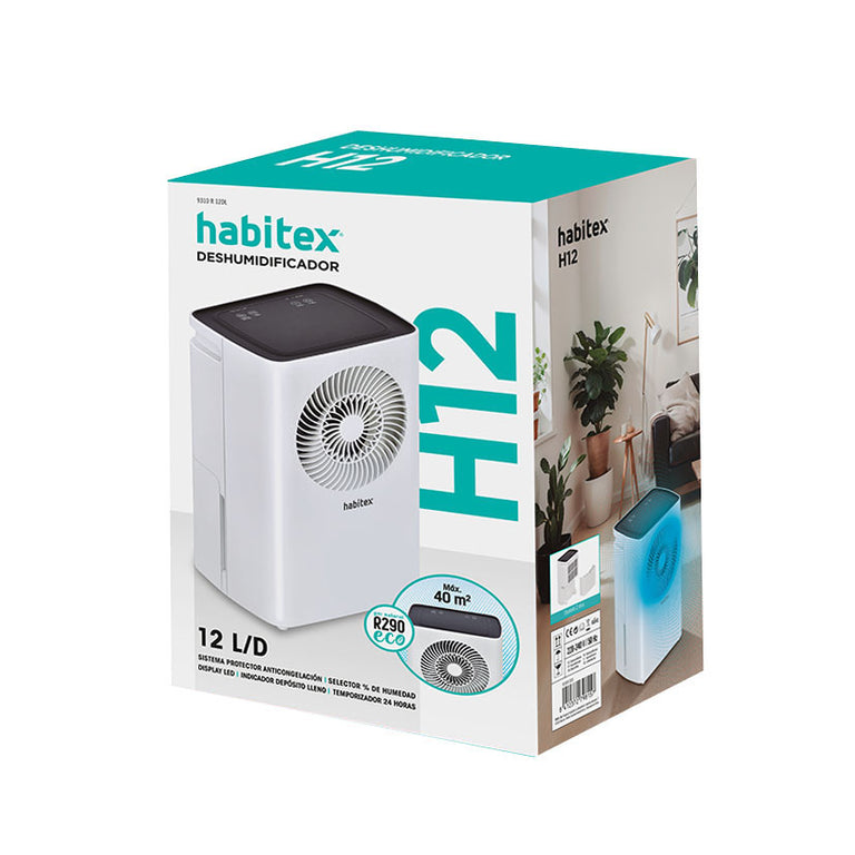 Deshumidificador Habitex H12 Habitex — Deshumidificadores y Purificadores
