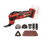 Multiherramienta Einhell Varrito 18V con kit de accesorios de corte, lijado y rascado