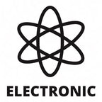 Símbolo Electronic que destaca el control electrónico de velocidad en herramientas eléctricas Einhell.