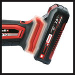 Detalle de la conexión de batería Power X-Change en la multiherramienta Einhell Varrito