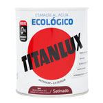 Pintura ecológica TITANLUX satinada color rojo carruajes secado rápido
