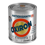 Pintura para metal Oxirón Liso al Agua Blanco Mate 750ml directo sobre óxido